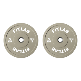 FITLAB Premium Coloured Bumper Plates - 5kg (Pair)