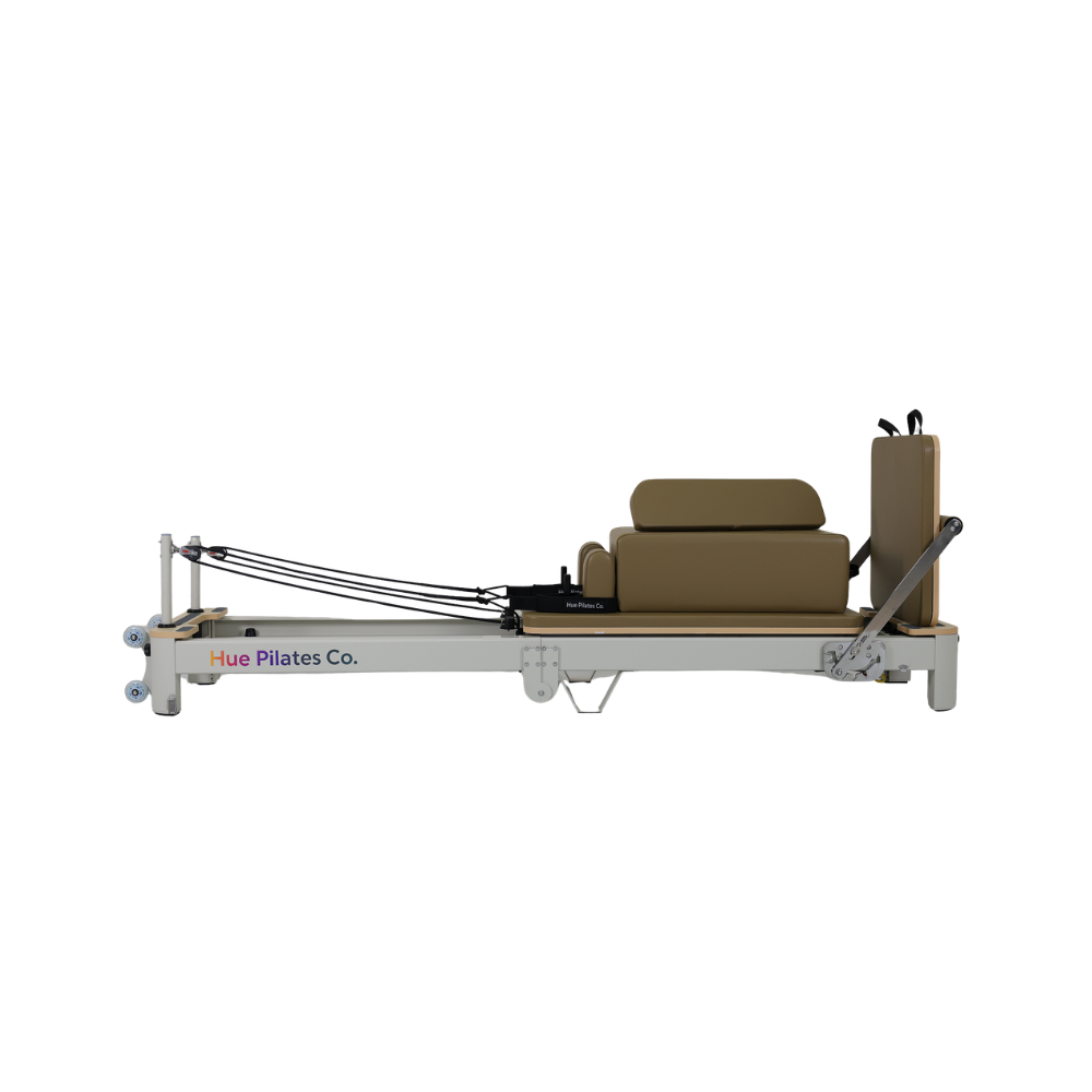 Hue Foldable Pilates Reformer - Moss