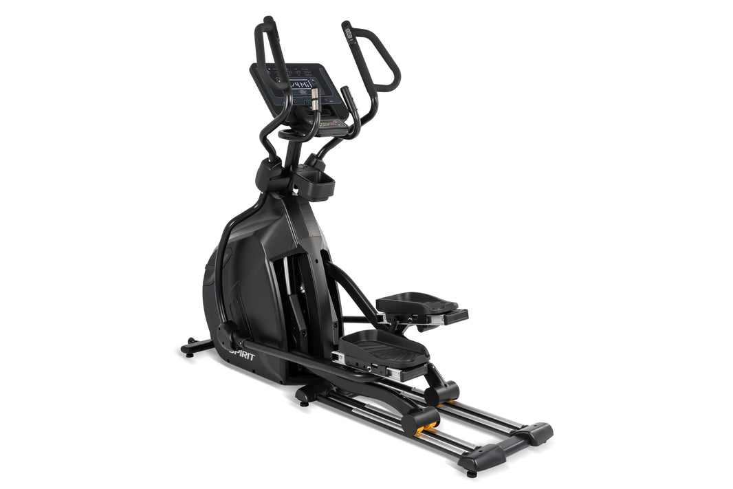 Shop Spirit Commercial CE850+ Elliptical Cross Trainer Exercise Bicycle—offering an exceptional cardio workout experience that keeps users engaged & challenged