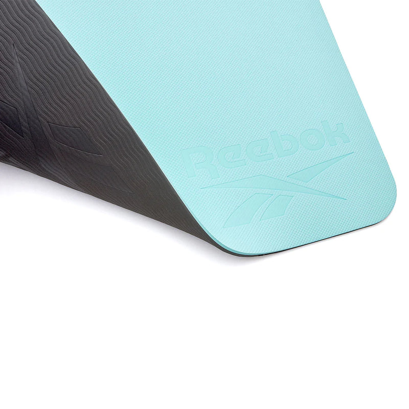 Reebok Double Sided Yoga Mat (6mm, Blue)