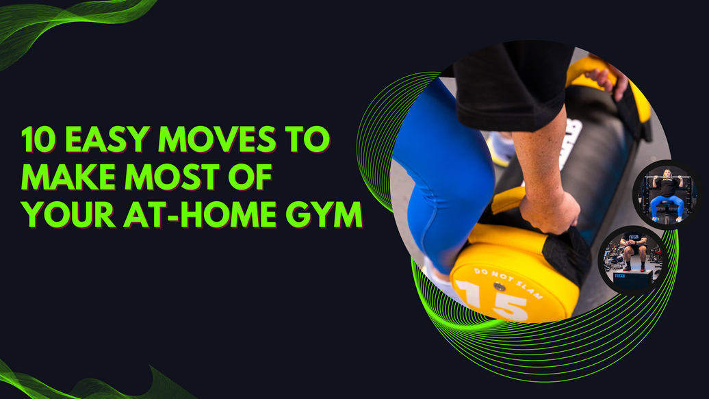 10 Easy Moves to Make Most of Your At-Home Gym Workout