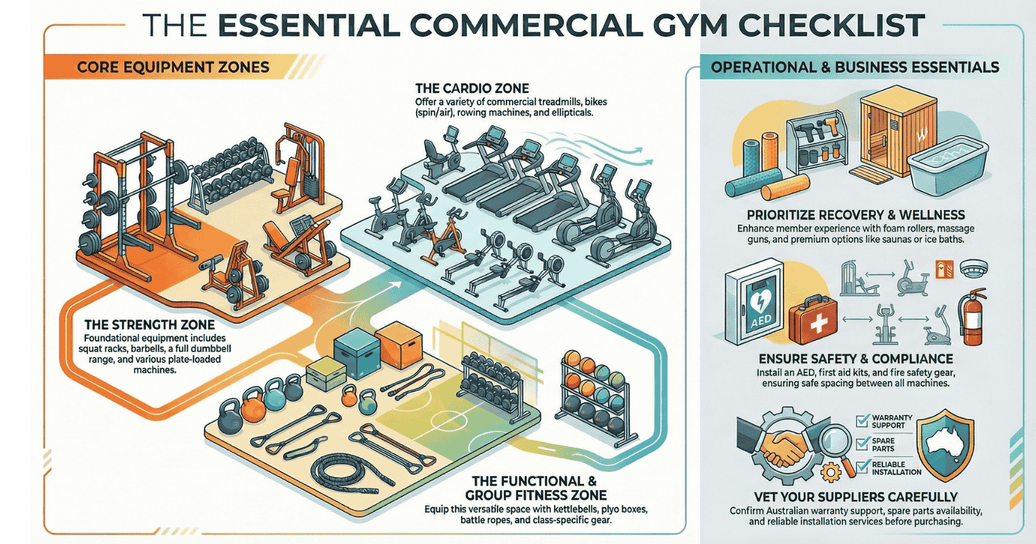gym checklist australia