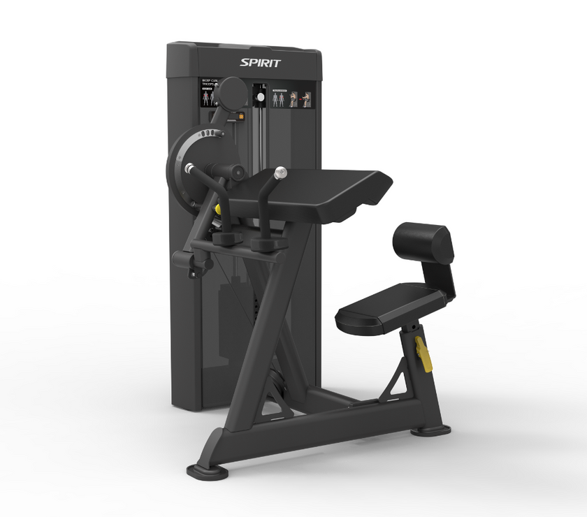 Spirit Dual Function Commercial Strength - Seated Biceps Curl / Triceps