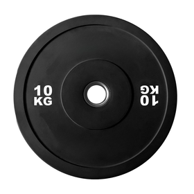 10kg Black Olympic Bumper Plate