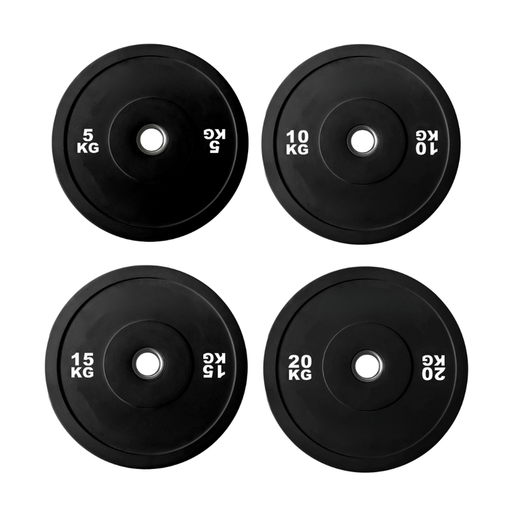 Olympic Black Bumper Plate Package