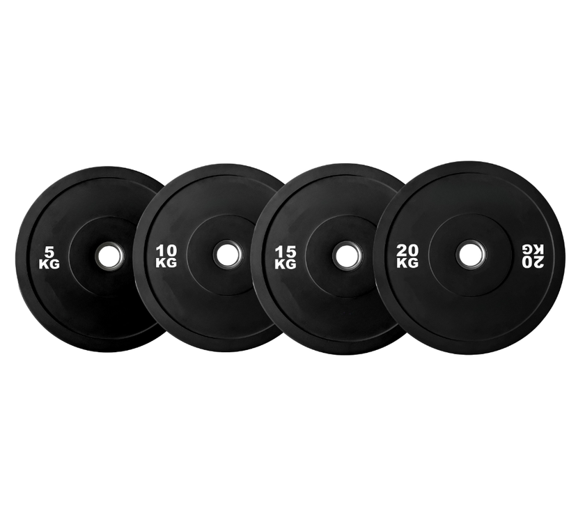 Olympic Black Bumper Plate Package