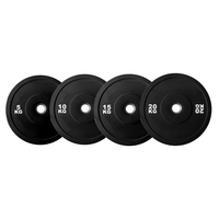 Olympic Black Bumper Plate Package
