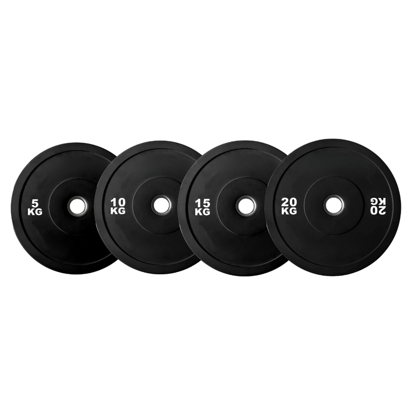 Olympic Black Bumper Plate Package
