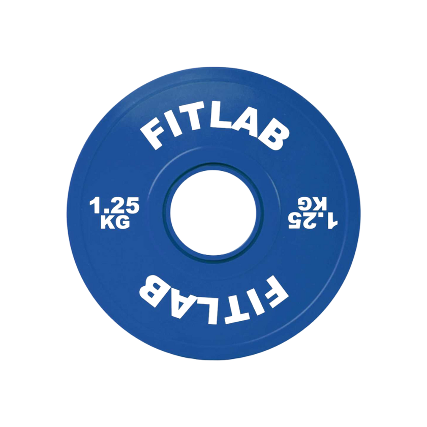 Fitlab Premium Coloured Bumper Plates - 1.25kg (Pair)