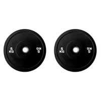 Black Olympic Bumper Plate