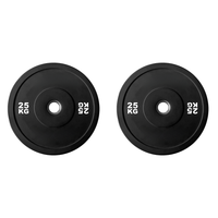 Black Olympic Bumper Plate