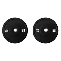 Black Olympic Bumper Plate