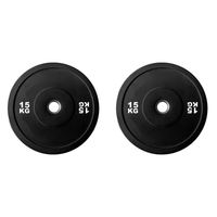 Black Olympic Bumper Plate