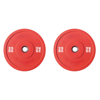 Coloured Olympic Bumper Plate