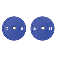 Coloured Olympic Bumper Plate