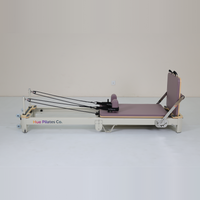 Hue Foldable Pilates Reformer - Mauve
