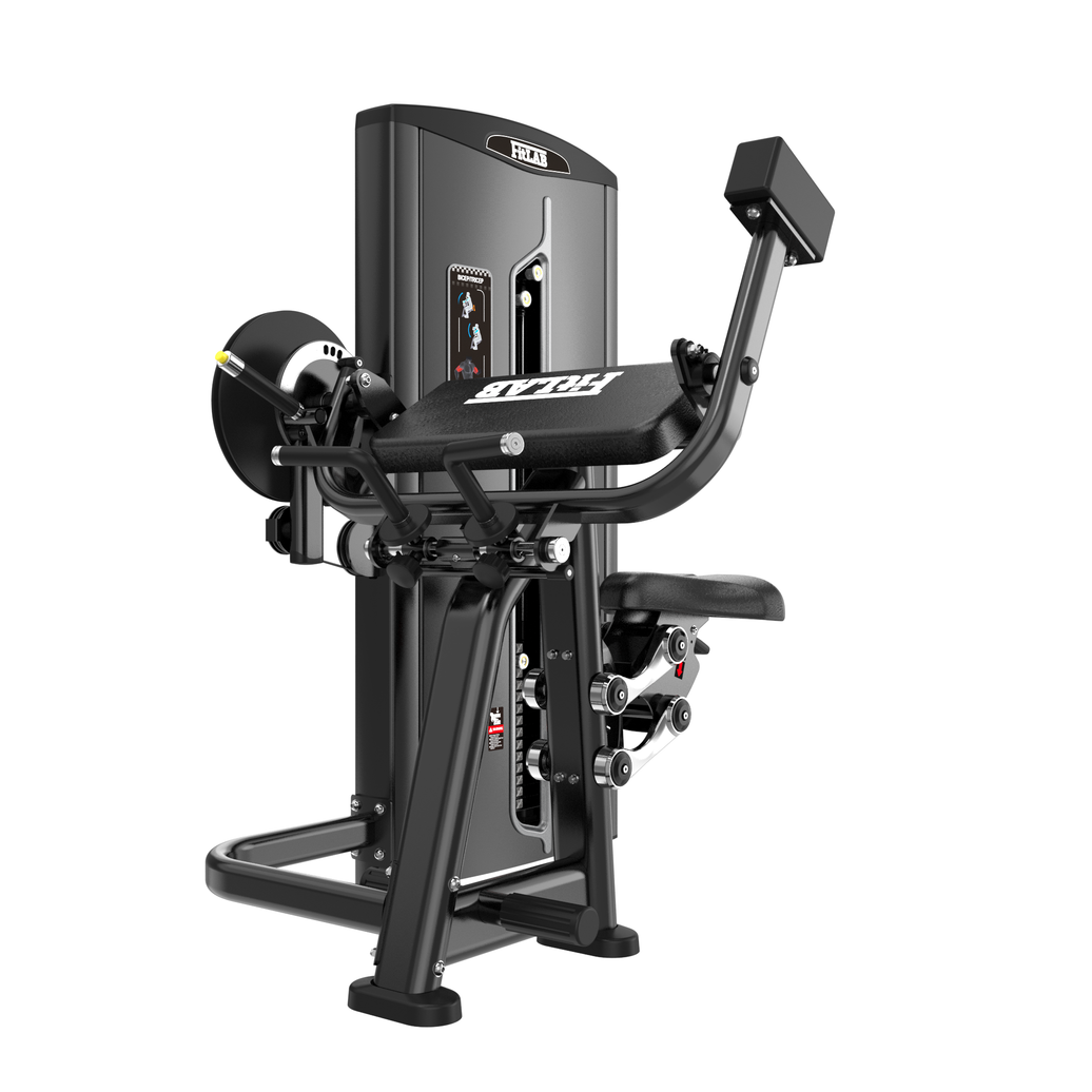 Buy best arm training equipment in Australia: FITLAB pin loaded bicep/tricep curl machine — 80 kg stack, precision targeting & tough steel frame.