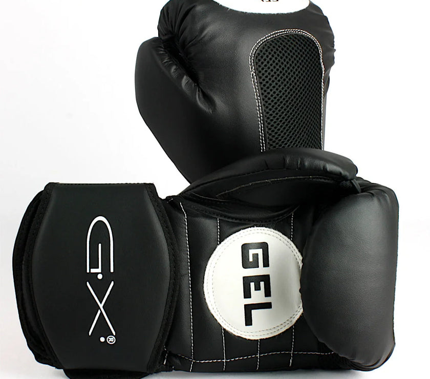BOXING GLOVE/PAD HYBRID - Punchfit® - L - BLACK