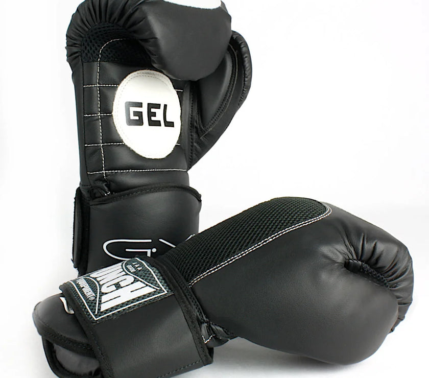 BOXING GLOVE/PAD HYBRID - Punchfit® - L - BLACK