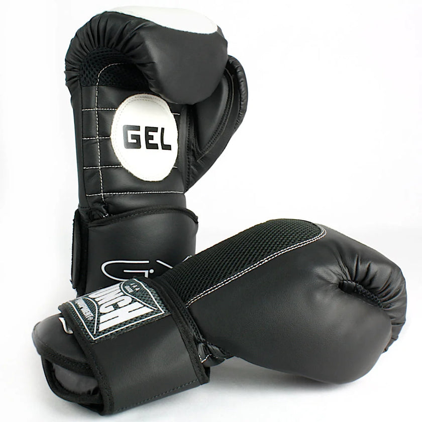 BOXING GLOVE/PAD HYBRID - Punchfit® - L - BLACK