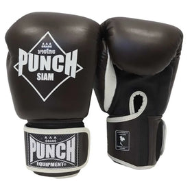 BOXING GLOVES - Siam - LEATHER - 12OZ - CHOCOLATE