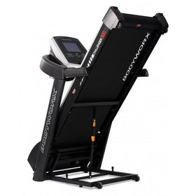 The BodyworX 3.0hp foldable treadmill is a durable running machine for sale—great for walking & HIIT workouts