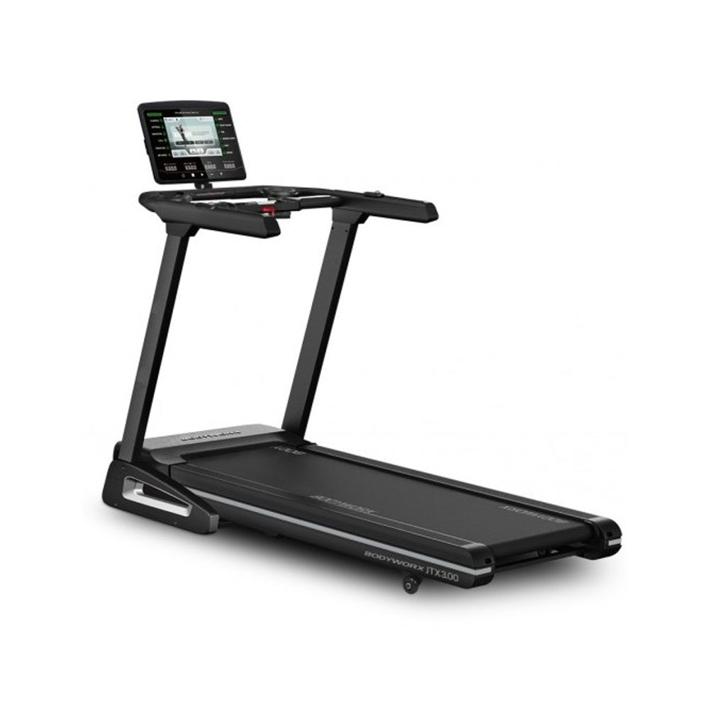 Check out the Bodyworx JTX3.00 Treadmill for walking with a 14.1” screen, Bluetooth apps & 20kph speed. Great for HIIT cardio exercise in Australia.