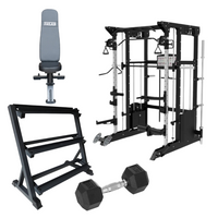 Bring the Gym Home - Space Saver Strength (FX200 + Commercial Bench + Dumbbells)