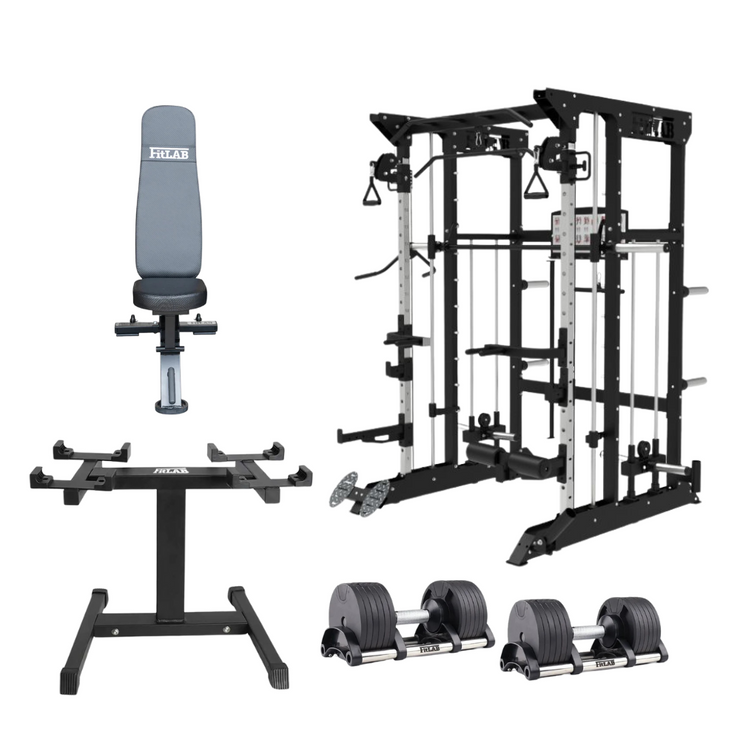 Bring the Gym Home - Adjustable Power Pack (FX100 + Adjustable Dumbbells)