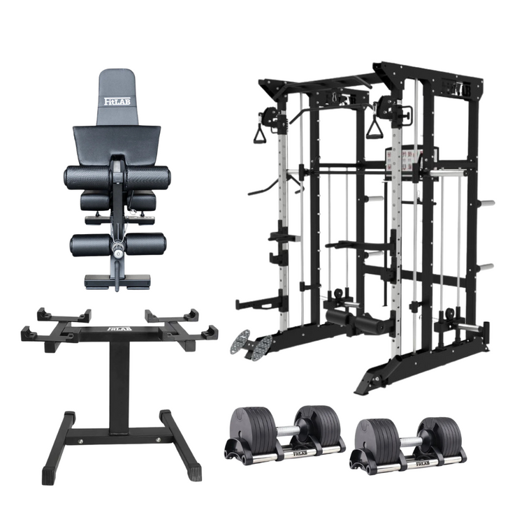 Bring the Gym Home - Complete Lifting Lite (FX100 + Adjustable Bench + Adjustable Dumbbells)