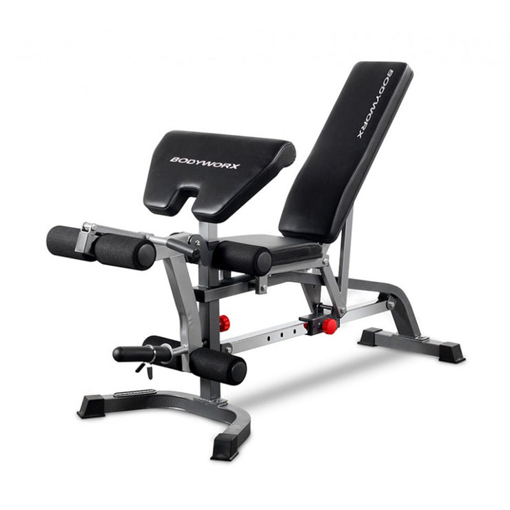 Utility heavy Duty Gym Weight Bench with Preacher Pad and Leg Extension/Developer