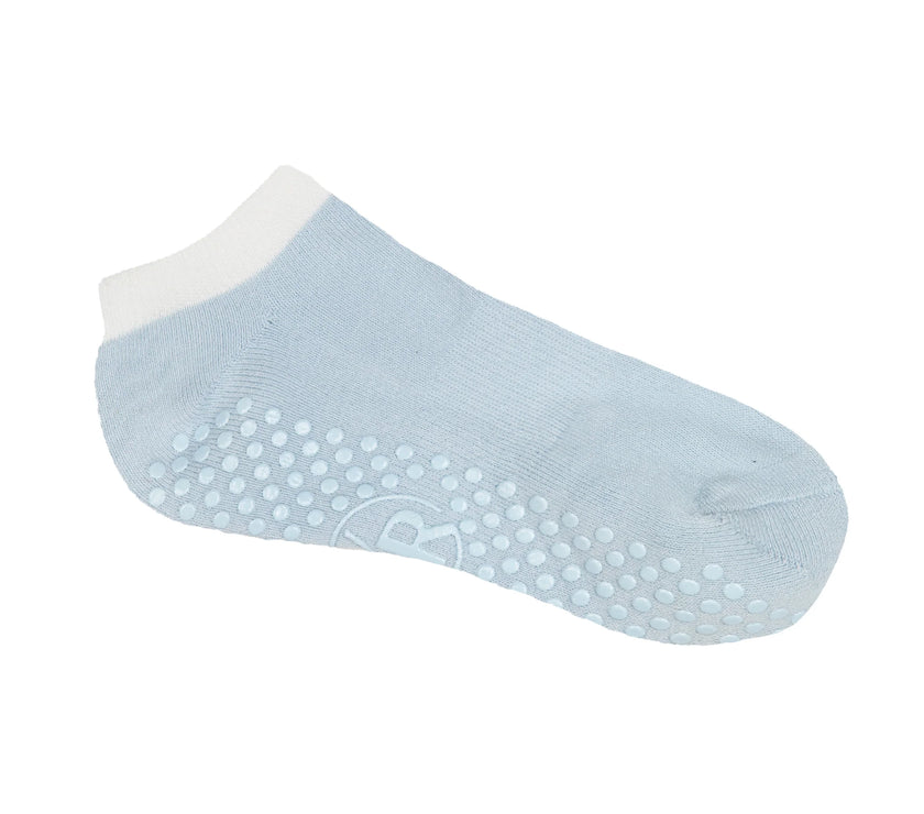 Ankle Grip Socks - Powder Blue/Small