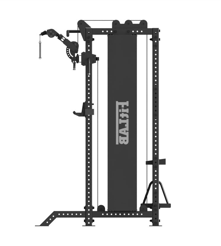 power rack with pulley system