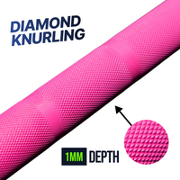 FITLAB 7' Olympic Pink Women's Barbell