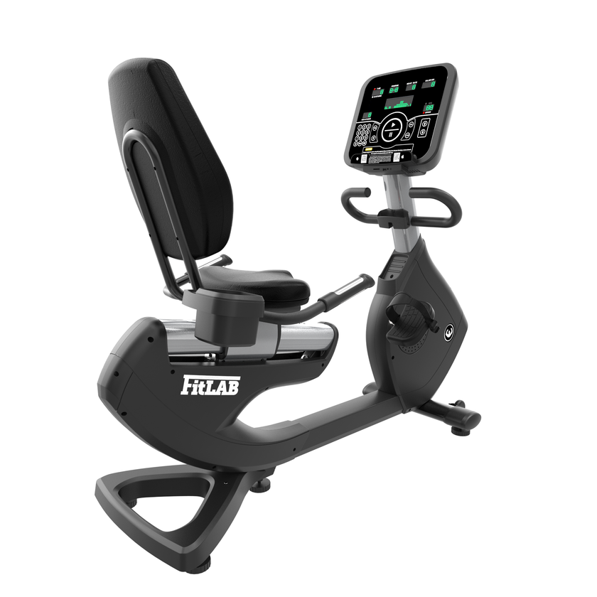 Shop Fitlab Recline 500 Recumbent Exercise Bike Magnetic Cycling Mesh Chair 150kg Loading  for cardio workout, or advanced training 