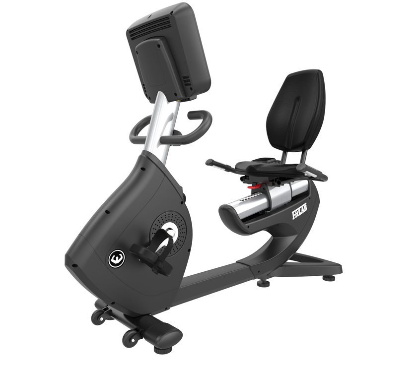 Shop Fitlab Recline 500 Recumbent Exercise Bike Magnetic Cycling Mesh Chair 150kg Loading  for cardio workout, or advanced training 