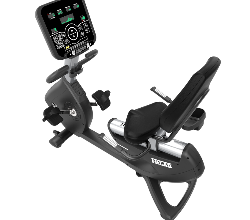 Shop Fitlab Recline 500 Recumbent Exercise Bike Magnetic Cycling Mesh Chair 150kg Loading  for cardio workout, or advanced training 