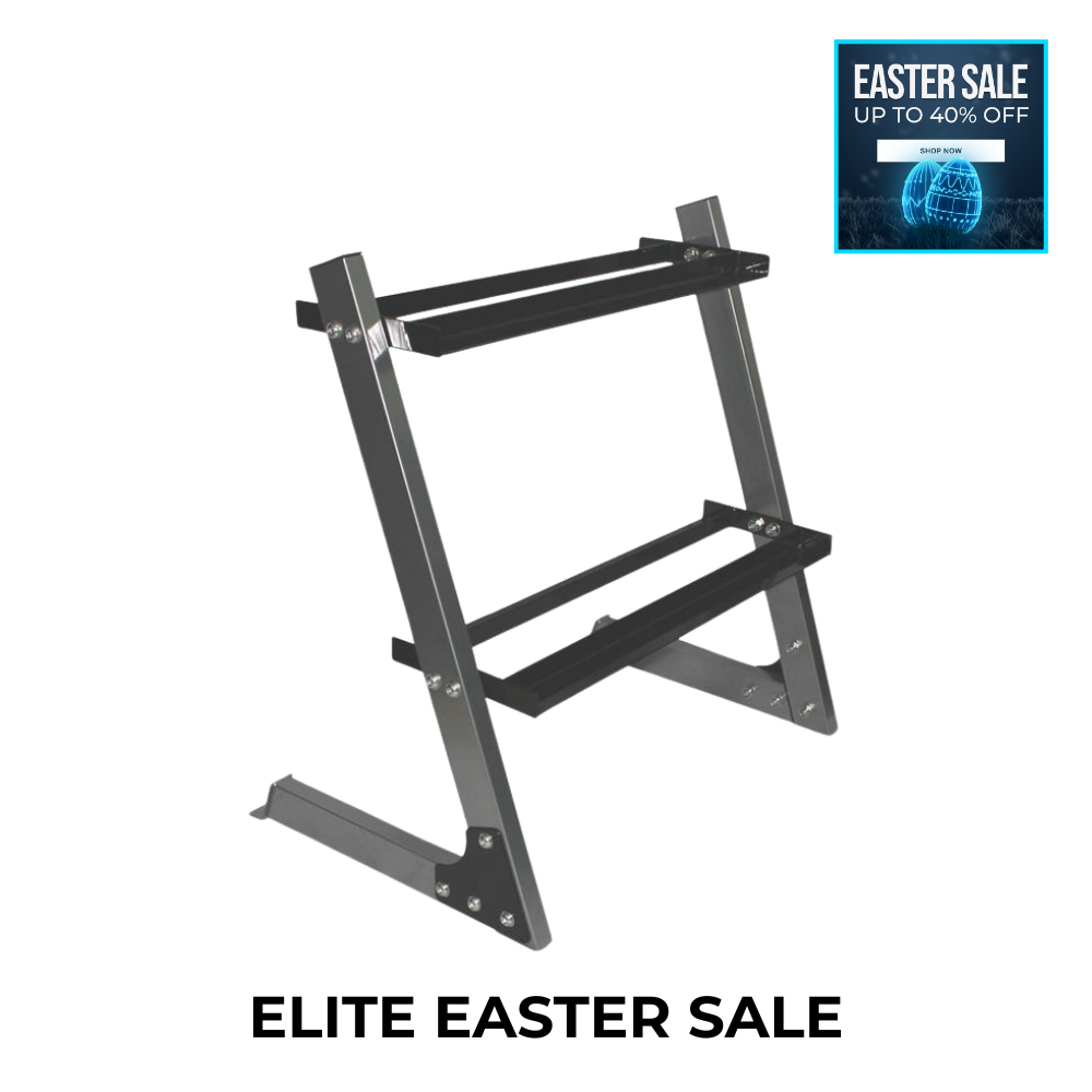 FITLAB 2 Tier Compact Dumbbell Rack