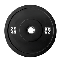Black Olympic Bumper Plate