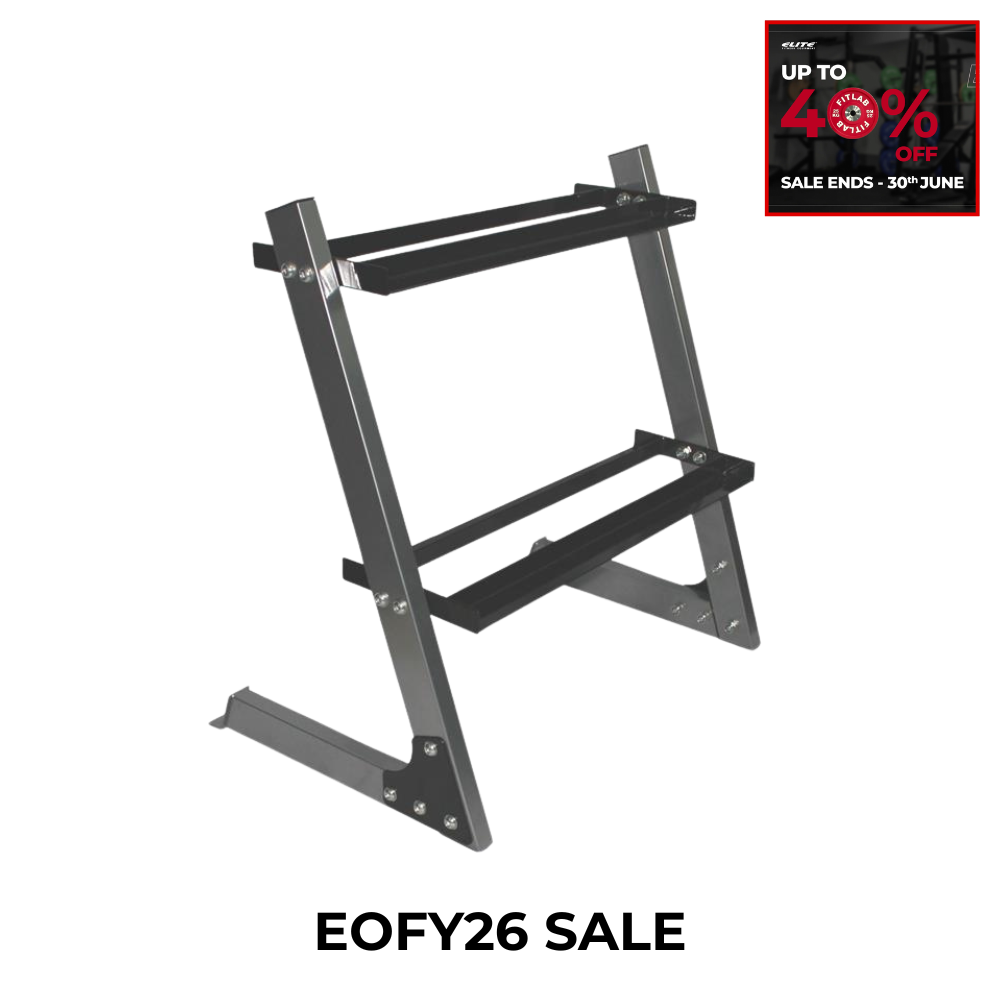 FITLAB 2 Tier Compact Dumbbell Rack