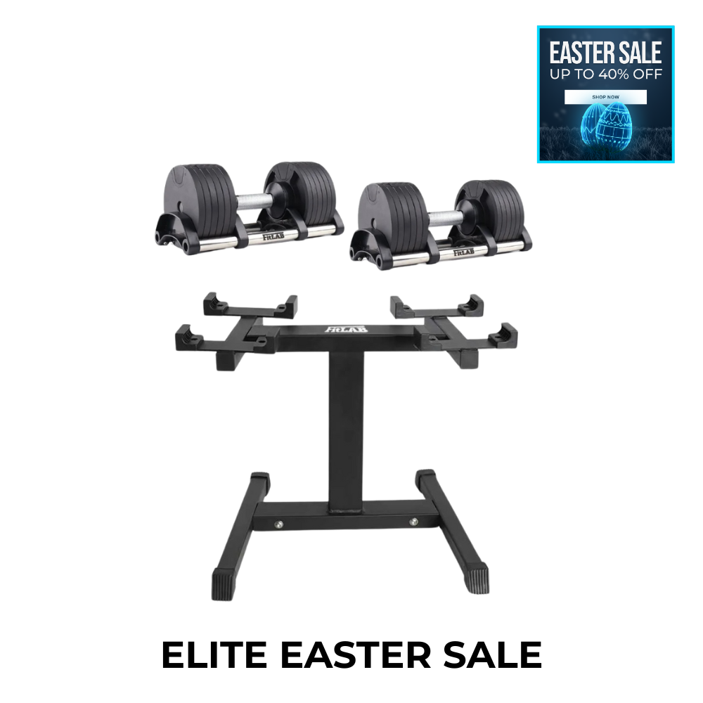 FITLAB 32kg Adjustable Dumbbells