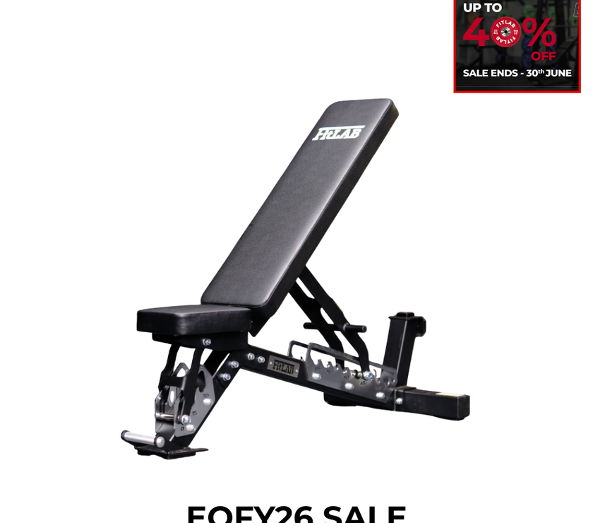 FITLAB Pro Series Adjustable Gym Bench for Strength Workouts