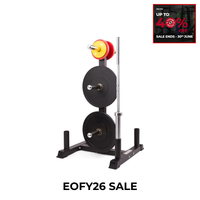 FITLAB Olympic Weight Tree: Heavy-Duty Gym Weight Storage Rack for Optimal Organization