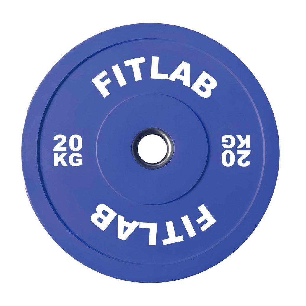 FITLAB PREMIUM COLOURED BUMPER PLATES - 20kg