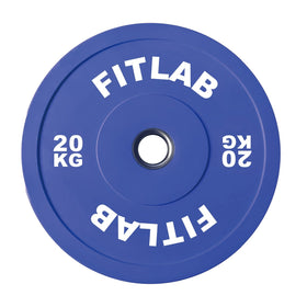 FITLAB PREMIUM COLOURED BUMPER PLATES - 20kg