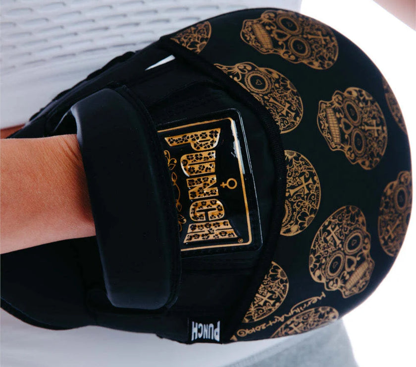 FOCUS PADS - Urban - GOLD SKULL ART - BLACK