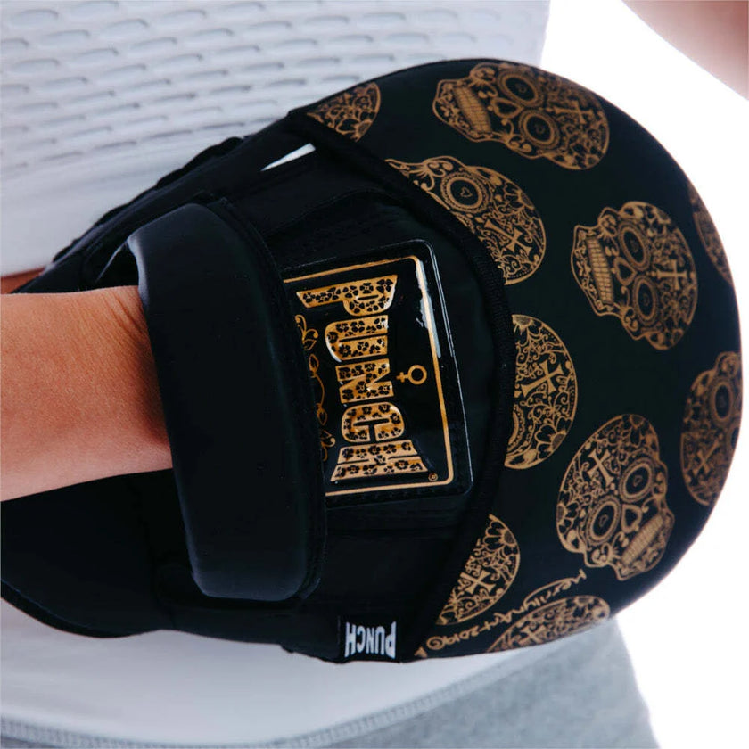 FOCUS PADS - Urban - GOLD SKULL ART - BLACK