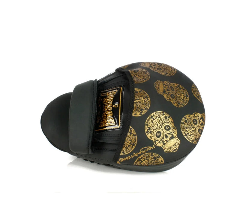 FOCUS PADS - Urban - GOLD SKULL ART - BLACK