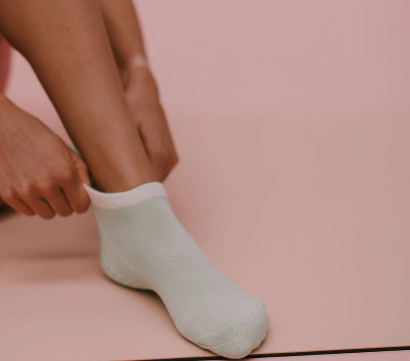 Ankle Grip Socks - Mint/Medium