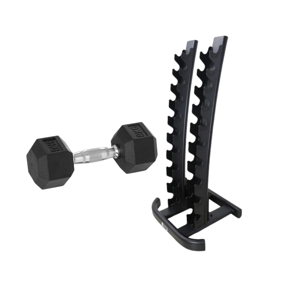 Fitlab Dumbbell Rack Bundle (1kg-10kg Pairs)